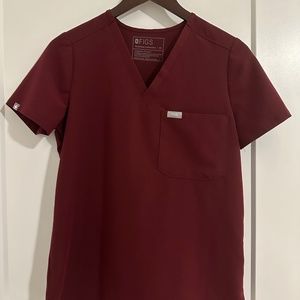 COPY - Figs Women's Burgundy Catarina™ - One-Pocket Scrub